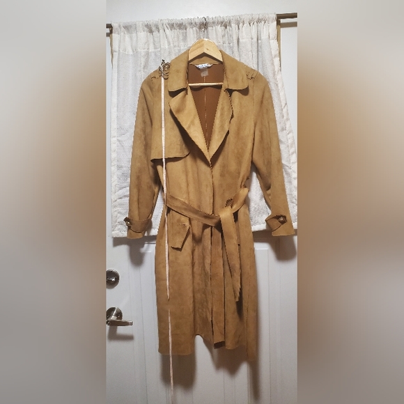 Nygard Suade Trench Coat - Picture 4 of 5